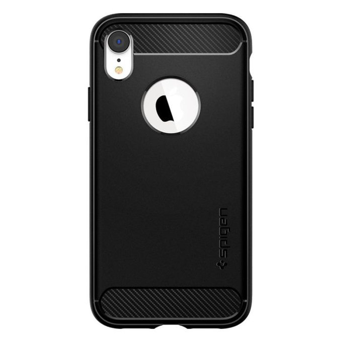 Spigen - Carcasă Rugged Armor pentru - iPhone XR, negru
