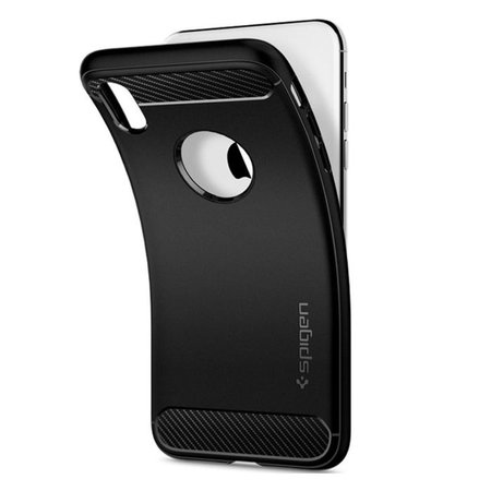 Spigen - Carcasă Rugged Armor pentru - iPhone XR, negru