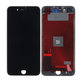 Ecran In-Cell pentru iPhone 7 Plus, Black, Sticlă tactilă cu ramă, FixPremium