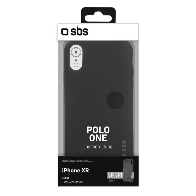 SBS - Caz Polo One pentru iPhone XR, negru