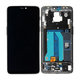 OnePlus 6 - Ecran LCD + Sticlă Tactilă + Ramă (Midnight Black) TFT