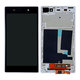 Sony Xperia Z1 L39h - Ecran LCD + Sticlă Tactilă + Ramă (White) TFT