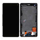 Sony Xperia Z3 Compact D5803 - Ecran LCD + Sticlă Tactilă + Ramă (Black) TFT