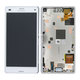 Sony Xperia Z3 Compact D5803 - Ecran LCD + Sticlă Tactilă + Ramă (White) TFT