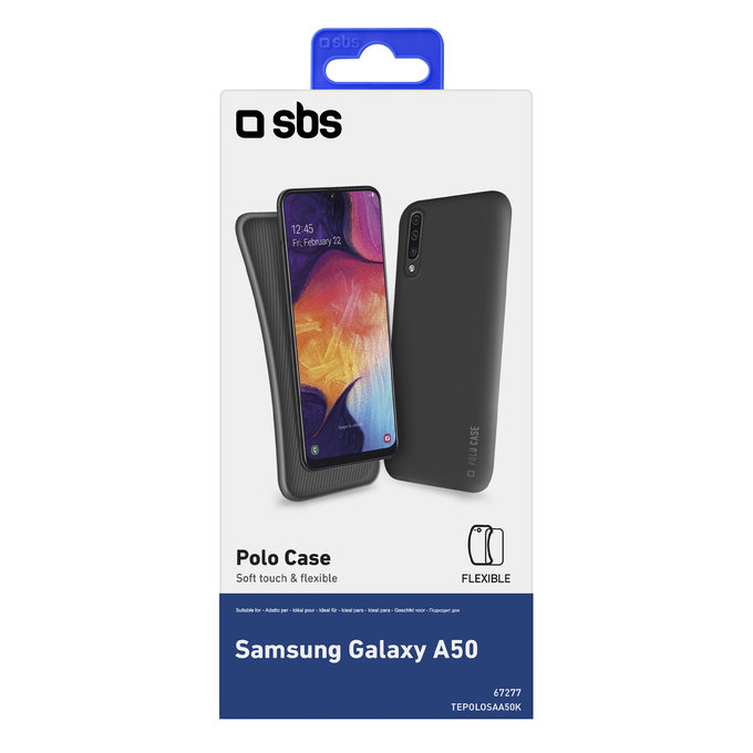 SBS - Caz Polo pentru Samsung Galaxy A50, negru