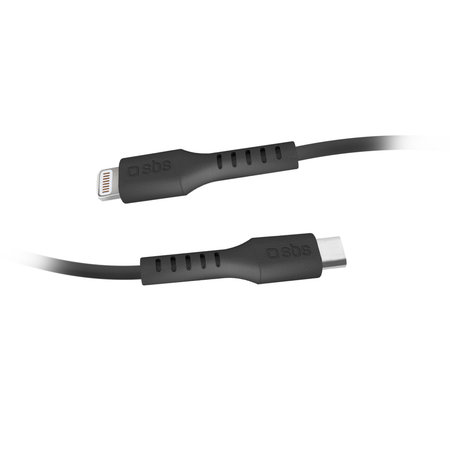 SBS - Lightning / USB Cablu (1m), negru