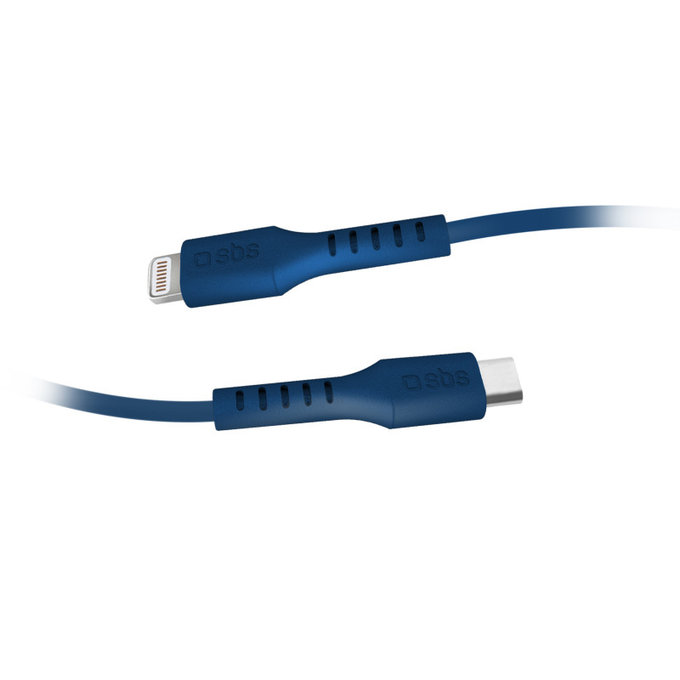 SBS - Lightning / USB Cablu (1m), albastru