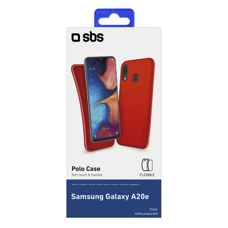 SBS - Caz Polo pentru Samsung Galaxy A20e, ro?u