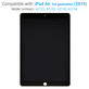 Ecran LCD pentru iPad Air (3rd Gen 2019), Black, Sticlă Tactilă fără ramă, Refurbished