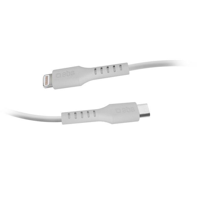 SBS - Lightning / USB-C Cablu (2m), alb