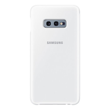 Samsung - Husă book, Clear View pentru Samsung Galaxy S10e, albă