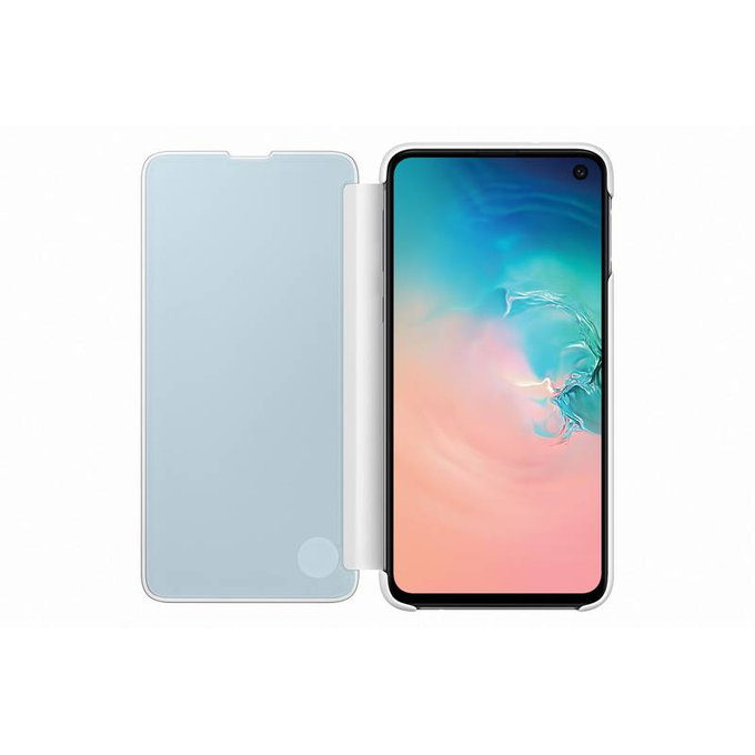 Samsung - Husă book, Clear View pentru Samsung Galaxy S10e, albă