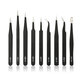 Set de Pensete antistatice ESD din Oţel inoxidabile 9in1