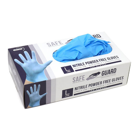 Mănu?i ESD din cauciuc nitrilic (1 pachet - 100buc) - mărimea L