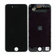 Ecran In-Cell pentru iPhone 6, Black, Sticlă tactilă cu ramă, FixPremium