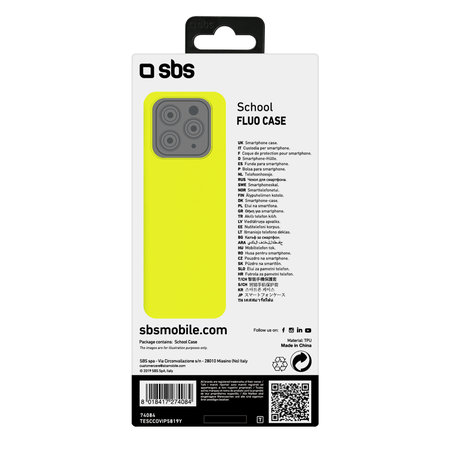 SBS - Caz School pentru iPhone 11 Pro, galben