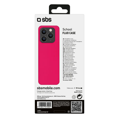 SBS - Caz School pentru iPhone 11 Pro, roz