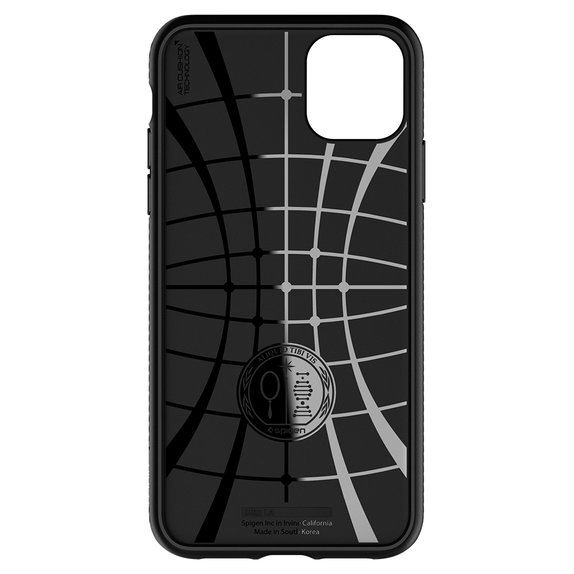 Spigen - Tok Liquid Air - iPhone 11, fekete