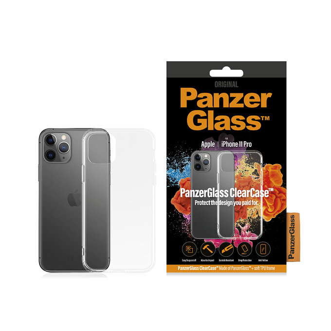 PanzerGlass - Caz ClearCase pentru iPhone 11 Pro, transparent