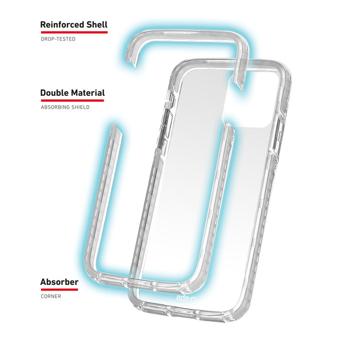 SBS - Caz Antishock pentru iPhone 11 Pro, transparent