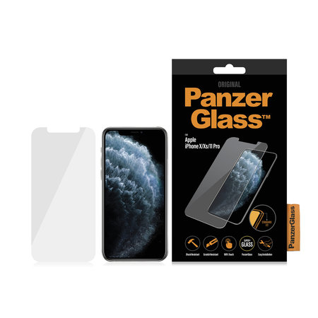 PanzerGlass - Geam Securizat Standard Fit pentru iPhone X, XS & 11 Pro, transparent