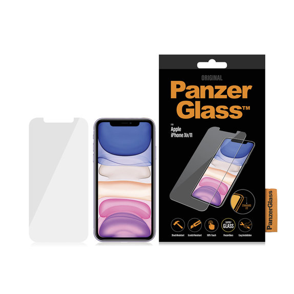 PanzerGlass - Geam Securizat Standard Fit pentru iPhone XR & 11, transparent