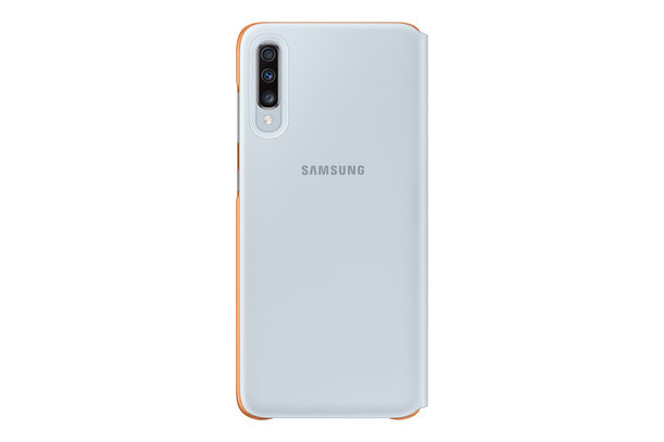 Samsung - Portofel Husă pentru Samsung Galaxy A70, albă