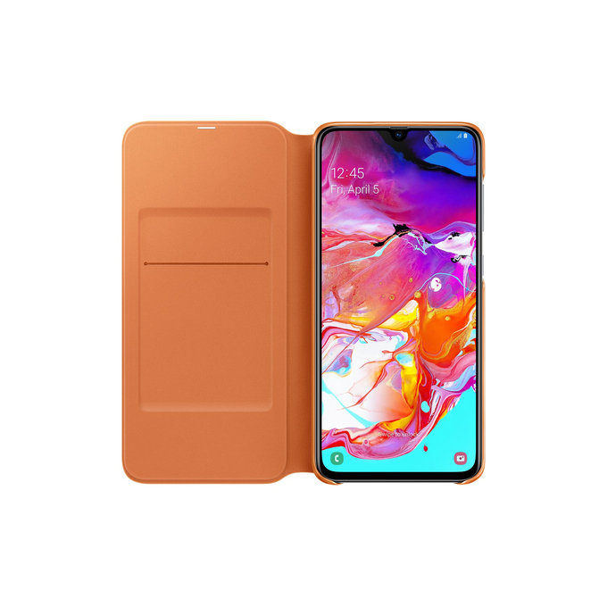 Samsung - Portofel Husă pentru Samsung Galaxy A70, albă