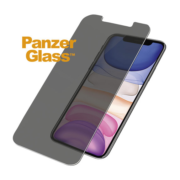 PanzerGlass - Geam Securizat Privacy Standard Fit pentru iPhone XR & 11, transparent