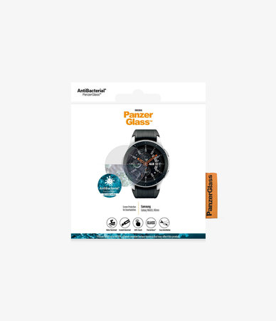 PanzerGlass - Geam Securizat Flat Glass pentru Samsung Galaxy Watch 46 mm, transparent