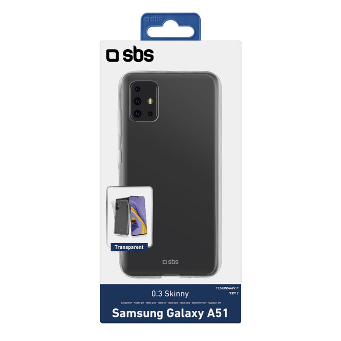 SBS - Caz Skinny pentru Samsung Galaxy A51, transparent