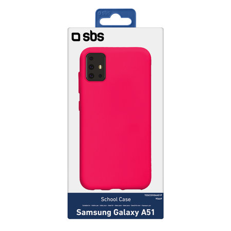 SBS - Caz School pentru Samsung Galaxy A51, roz