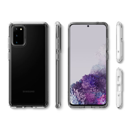 Spigen - Husă Ultra Hybrid pentru Samsung Galaxy S20 Plus, transparentă