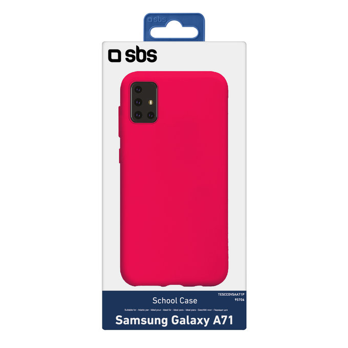 SBS - Caz School pentru Samsung Galaxy A71, roz