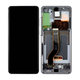 Samsung Galaxy S20 Plus G985F - Ecran LCD + Sticlă Tactilă + Ramă (Cosmic Gray) - GH82-22134E, GH82-22145E Genuine Service Pack