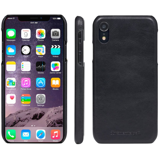 dbramante1928 - Husă piele Lynge pentru iPhone XR, neagră