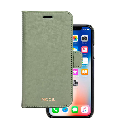 MODE - Husă New York pentru iPhone X/Xs, olive green