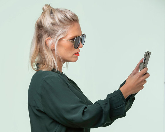 MODE - Husă New York pentru iPhone X/Xs, olive green