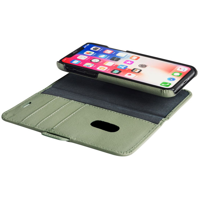 MODE - Husă New York pentru iPhone X/Xs, olive green