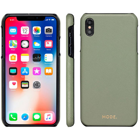 MODE - Husă New York pentru iPhone X/Xs, olive green