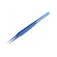 2UUL BlueT Cap curbat - Pensetă din titan cu cap curbat (vârf 0,1 mm)