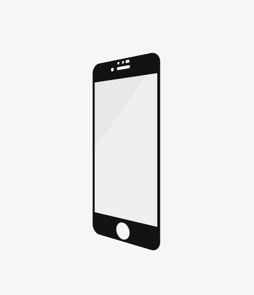 PanzerGlass - Geam Securizat Case Friendly AB pentru iPhone 6, 6s, 7, 8, SE 2020 & SE 2022, negru