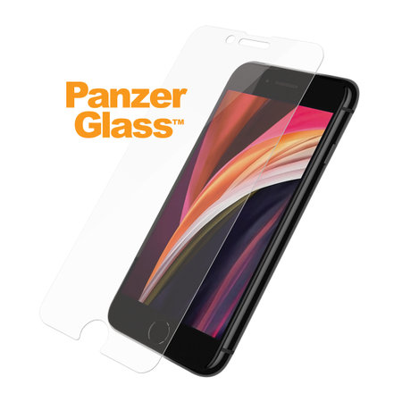 PanzerGlass - Geam Securizat Standard Fit pentru iPhone SE 2020, 8, 7, 6s, 6, transparent