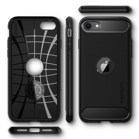 Spigen - Tok Rugged Armor - iPhone SE 2020 & SE 2022, fekete