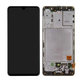 Samsung Galaxy A41 A415F - Ecran LCD + Sticlă Tactilă + Ramă (Prism Crush Black) - GH82-22860A, GH82-23019A Genuine Service Pack