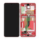 Samsung Galaxy S20 Plus G985F - Ecran LCD + Sticlă Tactilă + Ramă (Aura Red) - GH82-22134G, GH82-22145G Genuine Service Pack