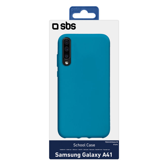 SBS - Caz School pentru Samsung Galaxy A41, albastru