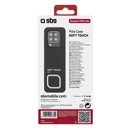 SBS - Caz Polo pentru Huawei P40 Lite, negru