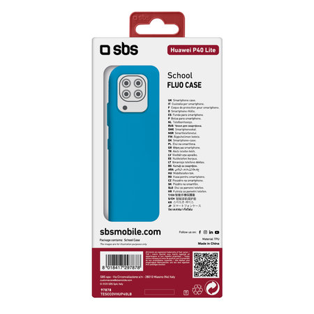 SBS - Caz School pentru Huawei P40 Lite, albastru