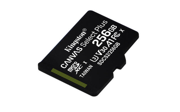 Kingston - card de memorie microSDXC Canvas Select Plus A1 CL10 100MB, 256 GB
